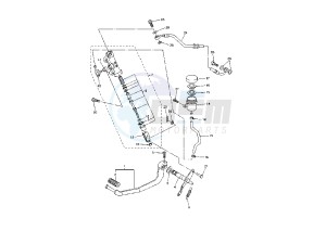 FZ6 FAZER 600 drawing REAR MASTER CYLINDER