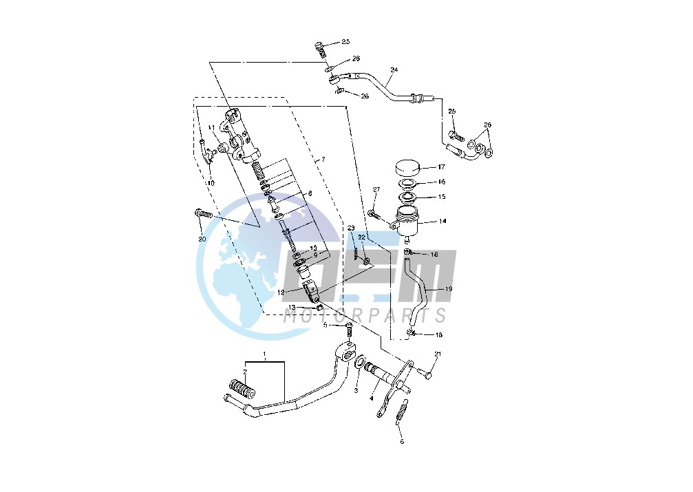 REAR MASTER CYLINDER