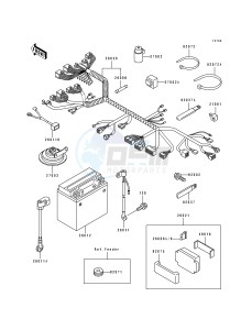 ZX 750 J [NINJA ZX-7] (J1-J2) [NINJA ZX-7] drawing ELECTRICAL EQUIPMENT