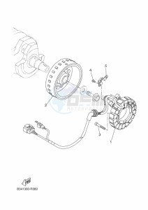 XSR700 MTM690 (BEF1) drawing GENERATOR