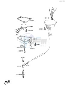 JF 650 A [X2] (A3) [X2] drawing IGNITION SYSTEM