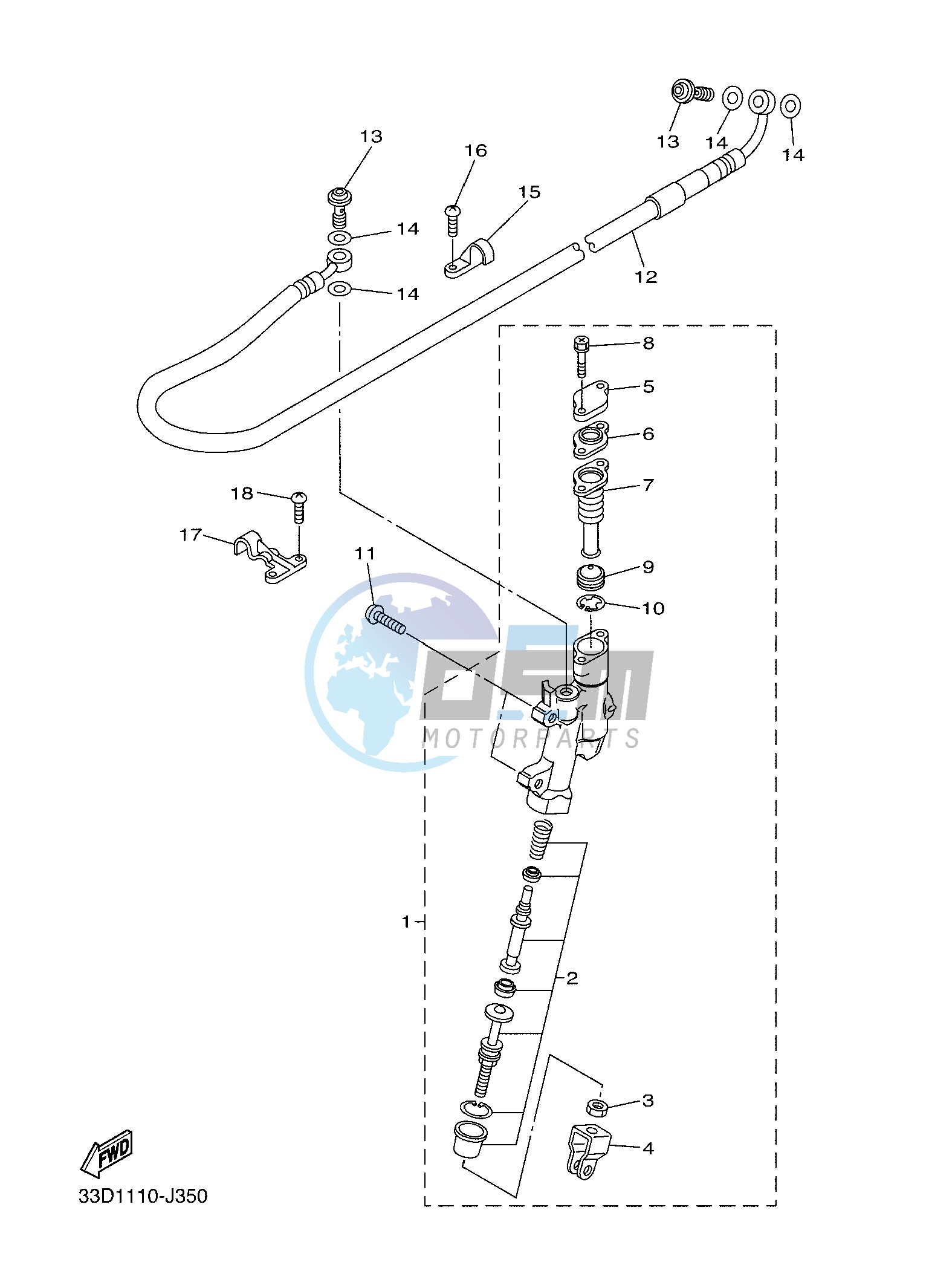 REAR MASTER CYLINDER