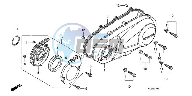 LEFT CRANKCASE COVER