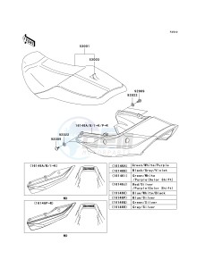 ZR 1200 A [ZX 1200 R] (A1-A3) drawing SEAT