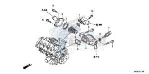 CB600FAD Hornet - CB600F ABS England - (3ED) drawing THERMOSTAT