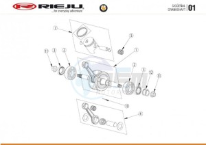 BYE-BIKE-25-KM-H-EURO4-HOLLAND-BLACK drawing CRANKSHAFT