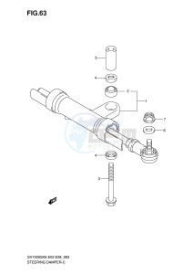 SV1000 (E3-E28) drawing STEERING DAMPER