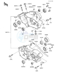 KX 80 L N [KX80] (L2-N3) [KX80] drawing CRANKCASE