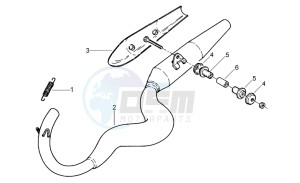 Classic 50 drawing Exhaust unit