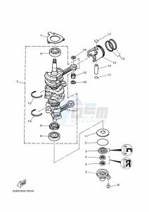 40VMHOS drawing CRANKSHAFT--PISTON