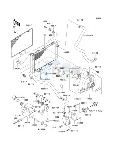 KVF 400 C [PRAIRIE 400 4X4] (C1-C4) [PRAIRIE 400 4X4] drawing RADIATOR