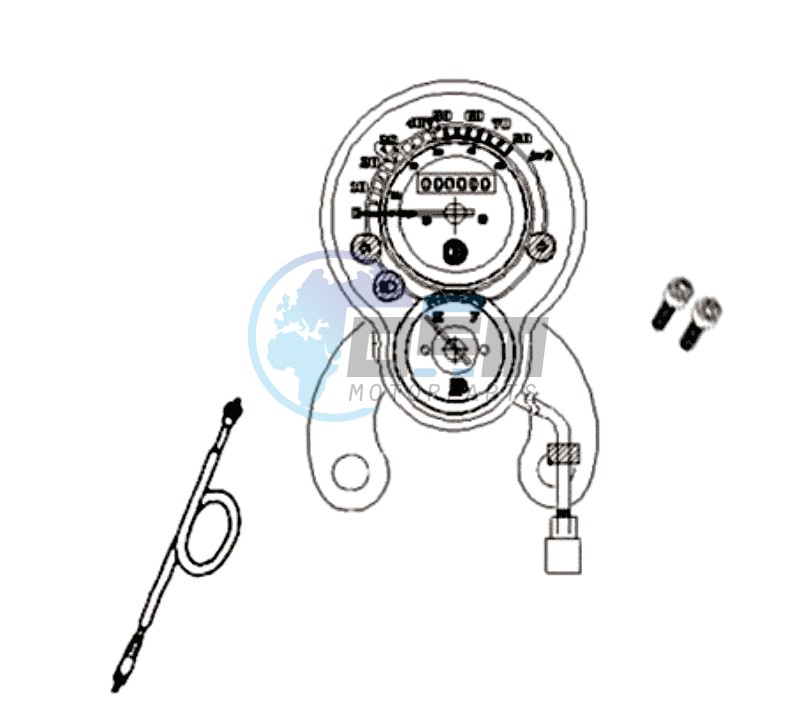 DASHBOARD / ODOMETER CABLE  / WIRE HARNESS