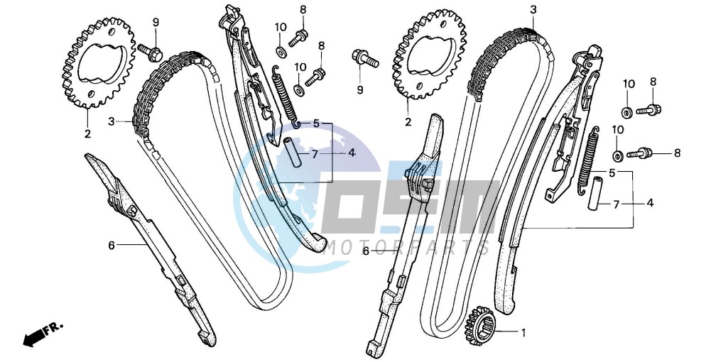 CAM CHAIN/TENSIONER