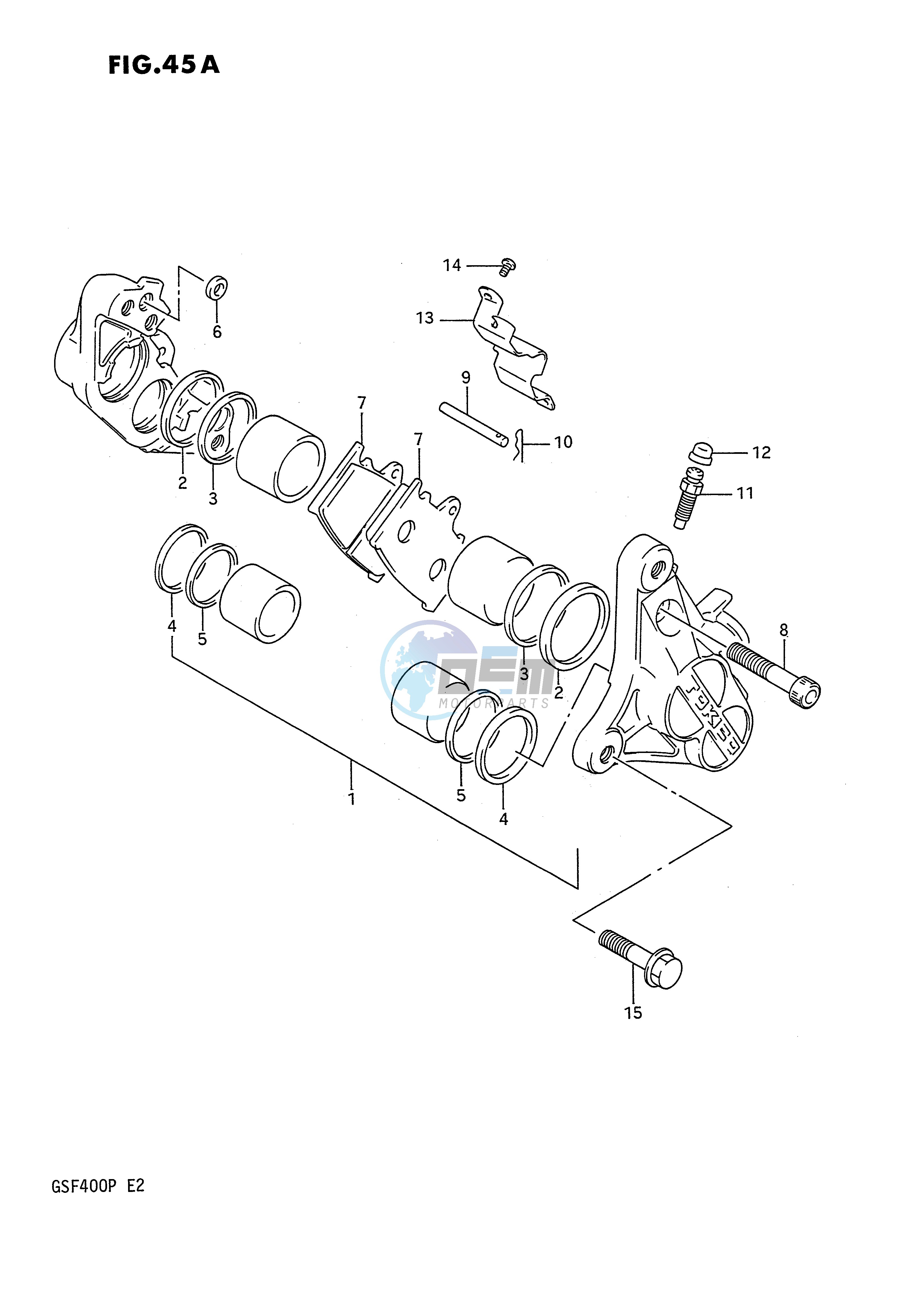 FRONT CALIPER (E22)