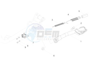 V7 III Special 750 e4 (NAFTA) drawing Central stand