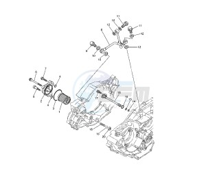 YZ F 250 drawing OIL CLEANER