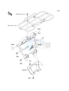 KVF 400 D [PRAIRIE 400] (D1-D4) [PRAIRIE 400] drawing GUARD-- S- -