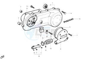 NRG EXTREME 50 drawing Clutch cover