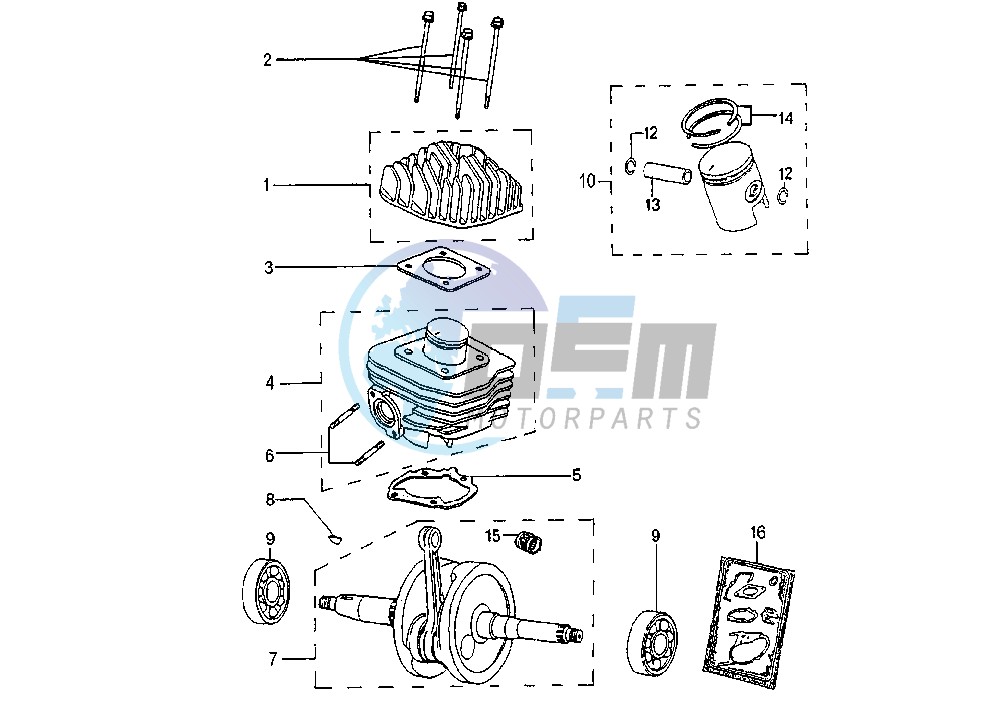 CYLINDER-CRANKSHAFT