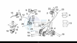 MAXSYM TL 500 (TL47W1-EU) (L9) drawing R - L FR CALIPER ASSY