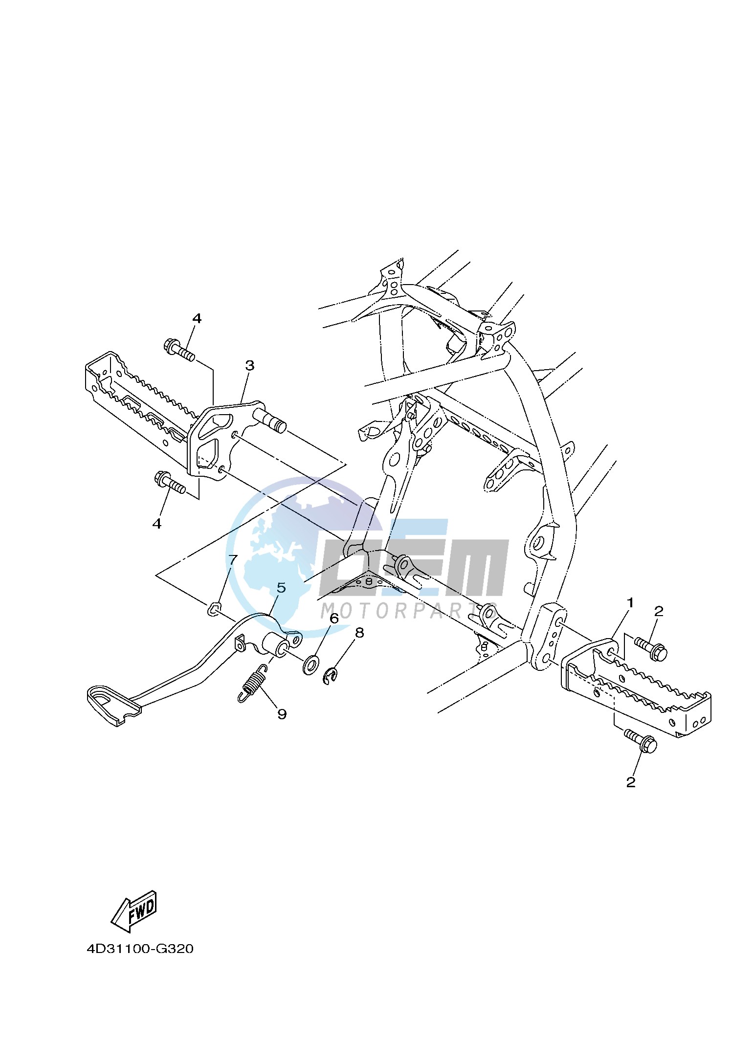 STAND & FOOTREST