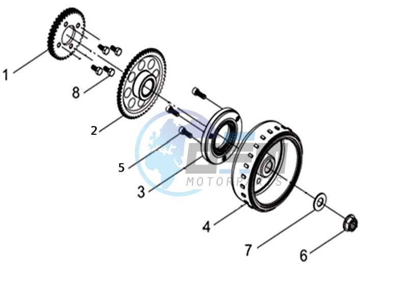 FLYWHEEL  ASSY.