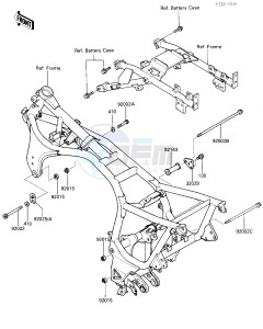 ZG 1000 A [CONCOURS] (A1-A3) [CONCOURS] drawing FRAME FITTINGS