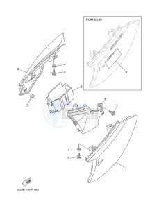 TT-R50 TT-R50E (2CJJ 2CJK 2CJL) drawing SIDE COVER