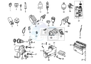 SPEEDFIGHT ARIA CATALYC - 50 cc drawing ELECTRICAL DEVICES