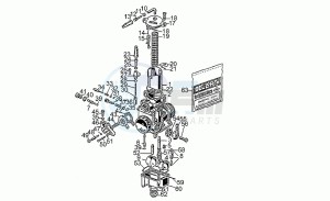 GT 1000 drawing Carburettors