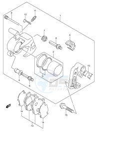 VL250 (E2) drawing FRONT CALIPER