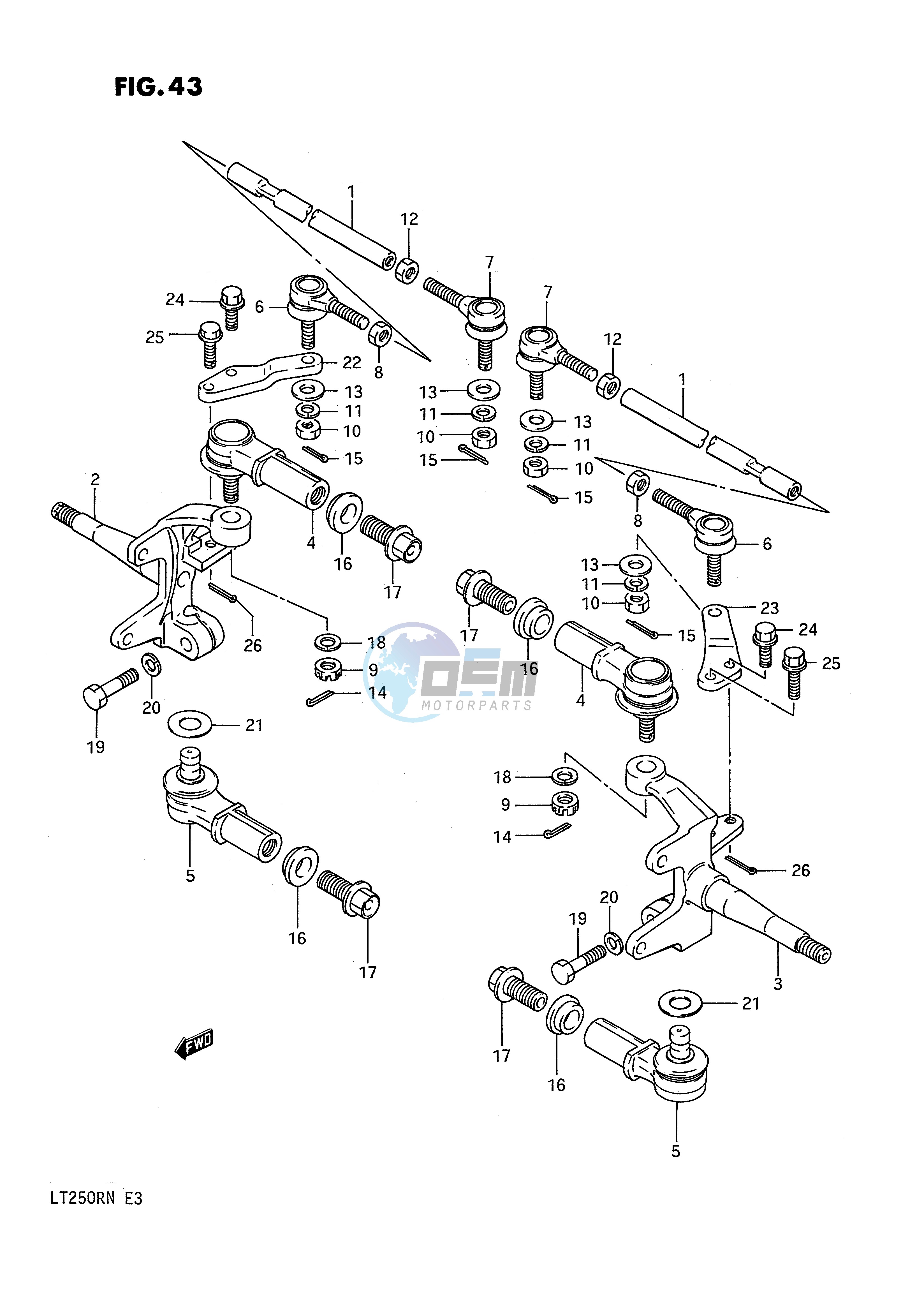 TIE ROD (MODEL F G)