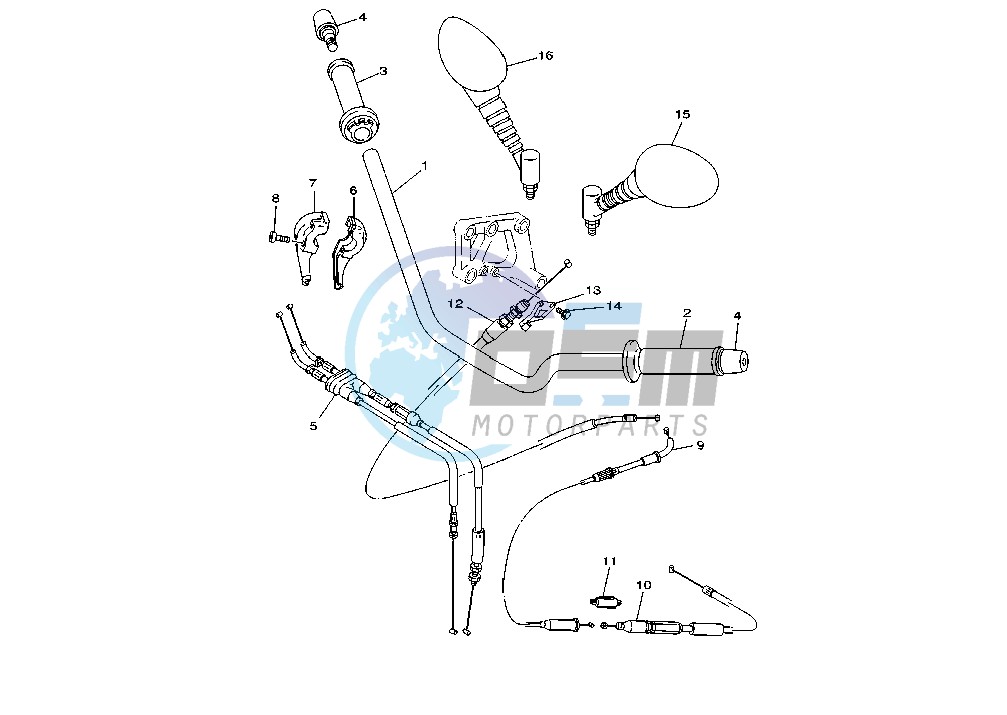 STEERING HANDLE -CABLE