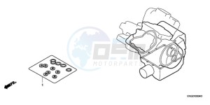 NSA700A9 KO / MME drawing GASKET KIT B