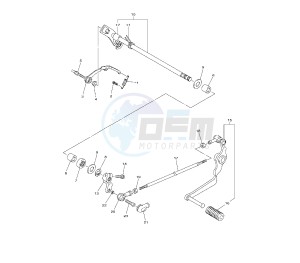 FZ8-N 800 drawing SHIFT SHAFT