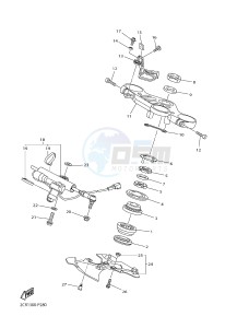 YZF-R1M 998 R2 (2KS7) drawing STEERING