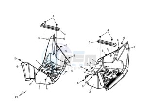 QUAD LANDER 300S drawing FOOTREST L / R