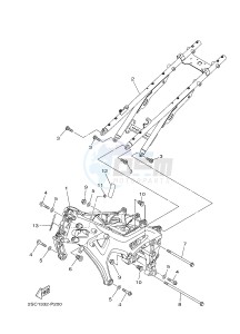 MT-09 TRACER MT09TRA TRACER 900 (2SCL) drawing FRAME