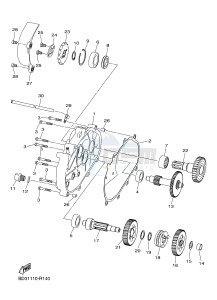 YFM90R YFM09RYXG (BD33) drawing TRANSMISSION