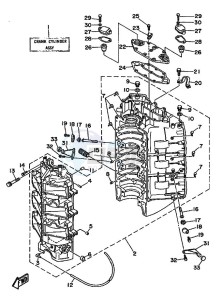 L250AETO drawing CYLINDER--CRANKCASE-1