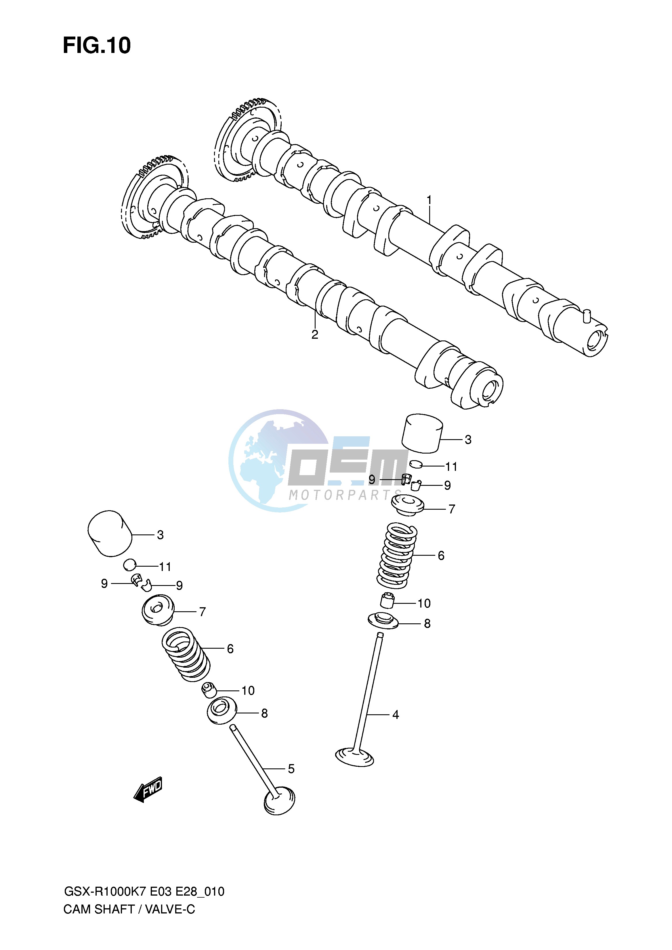 CAMSHAFT - VALVE