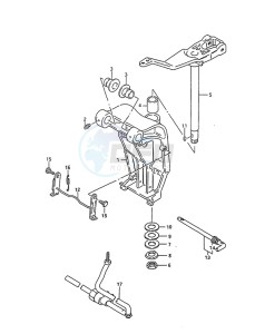 DT 75 drawing Swivel Bracket (1988 to 1994)