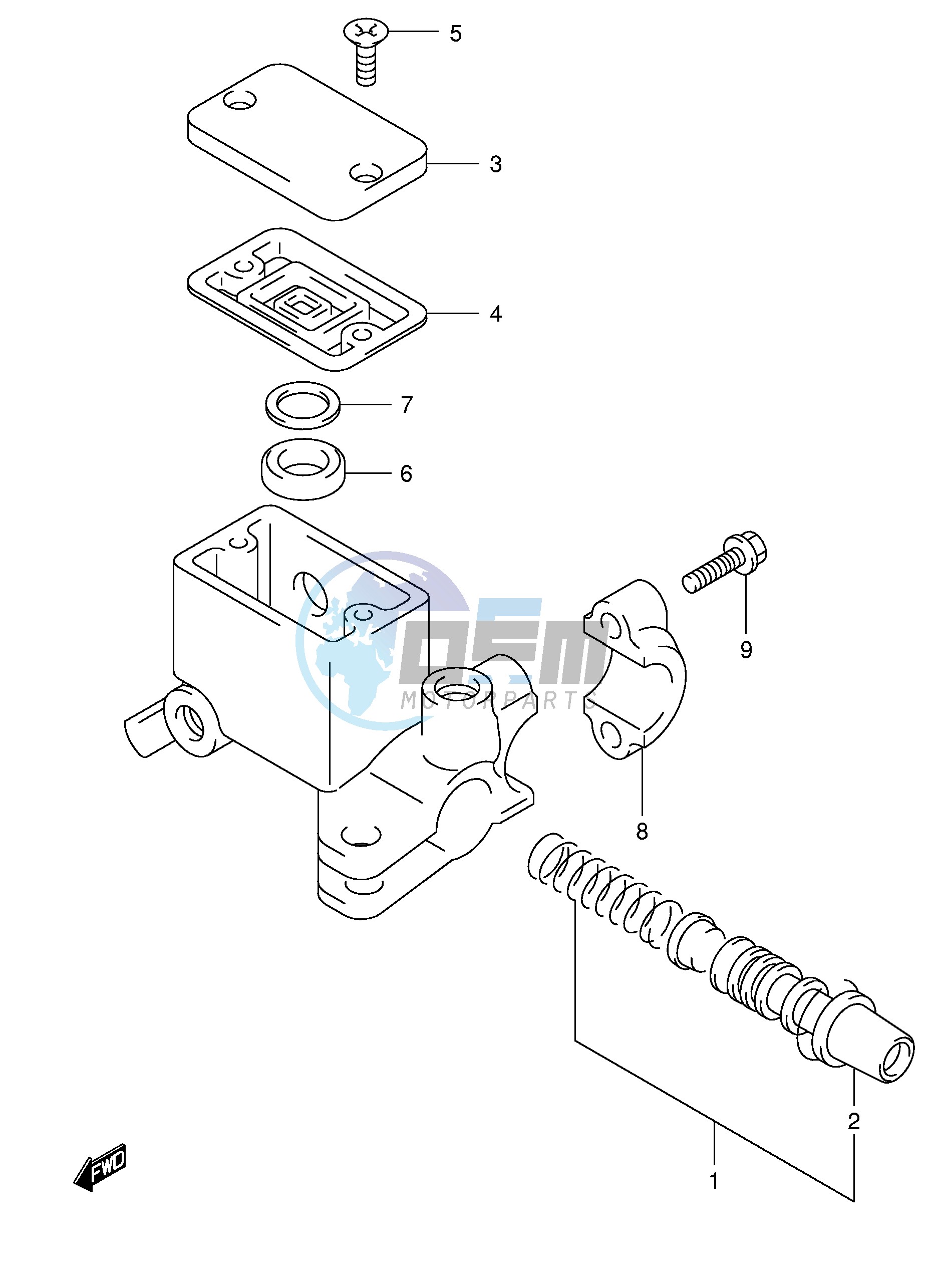 REAR MASTER CYLINDER