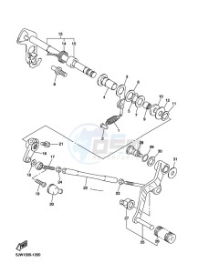 FJR1300-AE (BNP5) drawing SHIFT SHAFT