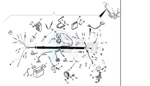 CUCCIOLO 125 drawing 039 - WIRING HARNESS