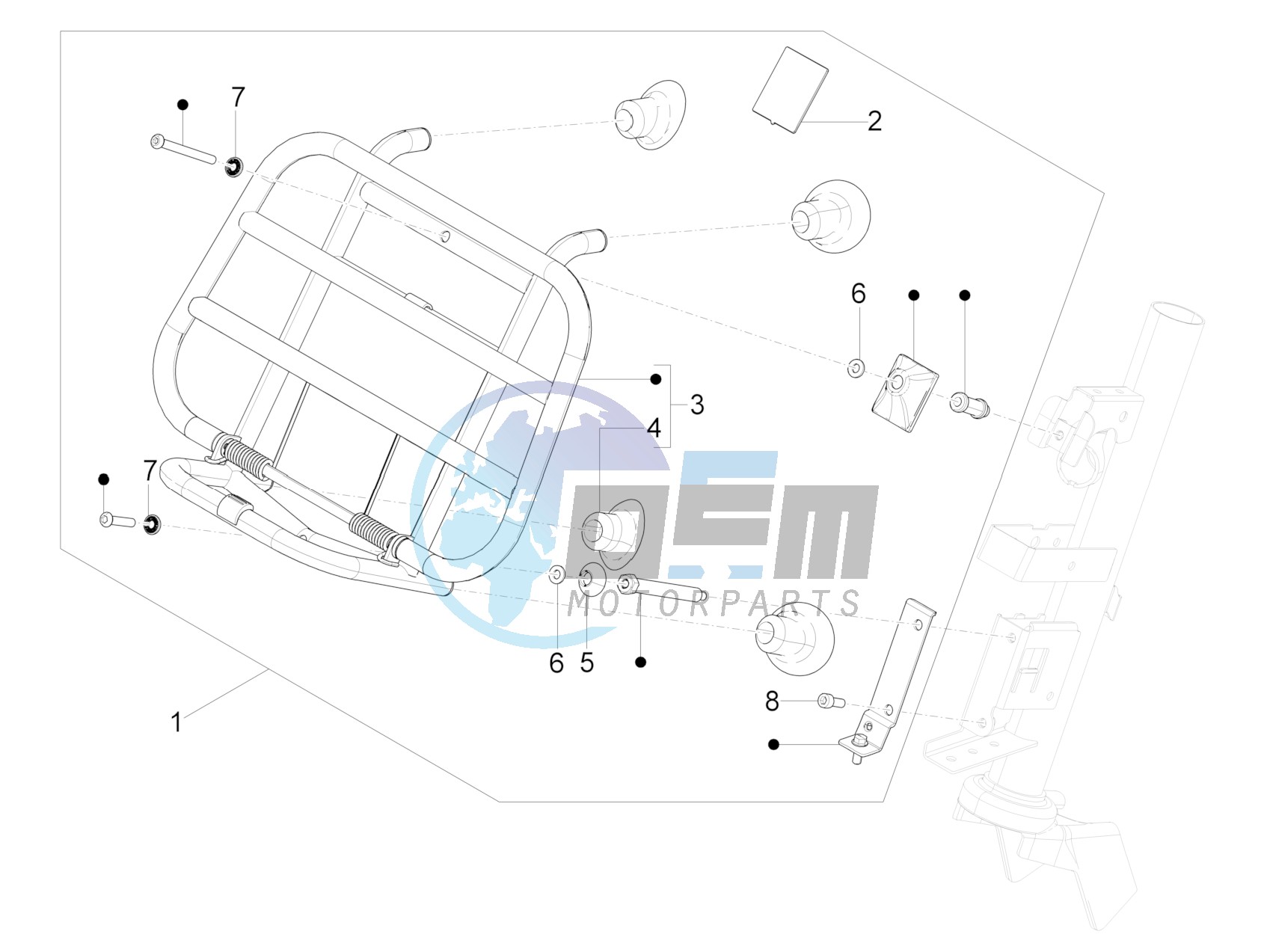 Front luggage rack