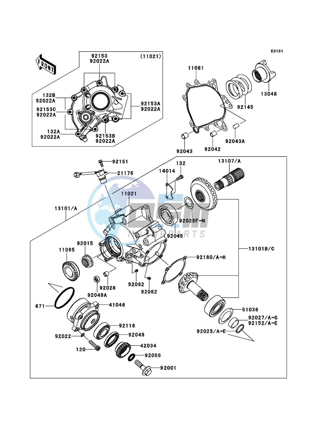 Front Bevel Gear