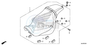 VT750C2SD UK - (E) drawing SEAT (VT750C2S)