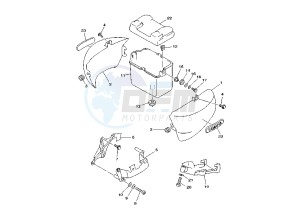 XV DX VIRAGO 535 drawing SIDE COVERS MY01