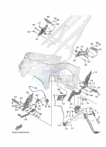 MT-09-SP MTN890D (BAMP) drawing STAND & FOOTREST